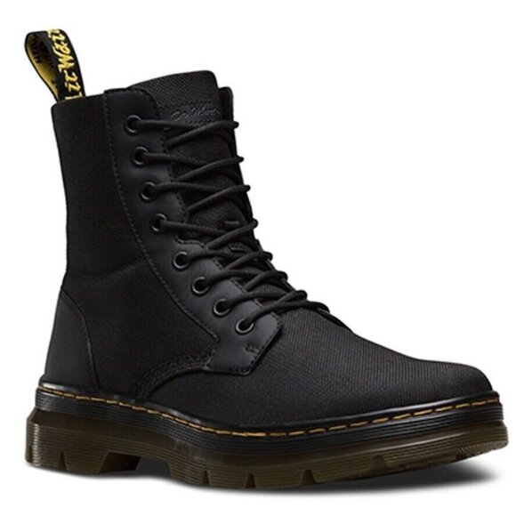 Dr. Martens Boots Combs Combat Boot Extra Tough Poly + Rubbery Mens 7 Women’s 8 - Picture 3 of 10